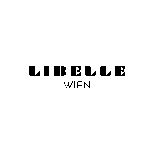 Libelle Schriftzug Schwarz